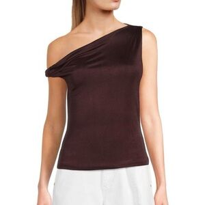 Rag and Bone Black Off-Shoulder Top